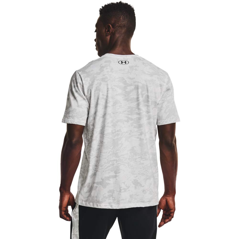 Under Armour ABC Camo Short Sleeve T-Shirt, White (100)/Mod Gray, X-Large