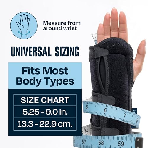 Nighttime Pain Relief Wrist Brace for Carpal Tunnel & Arthritis - 2 Pack