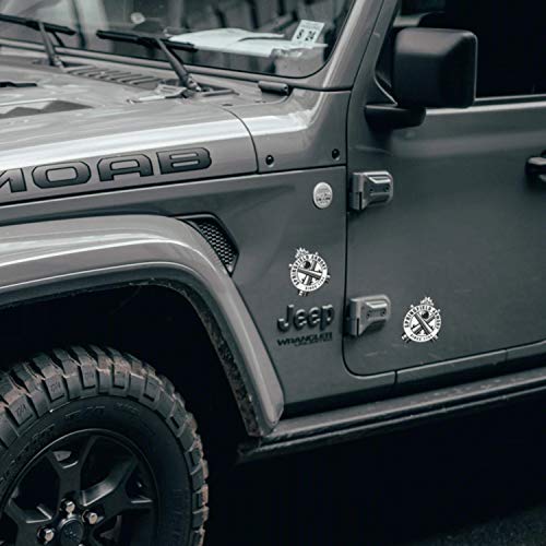 Premium Vinyl Gun Safe Stickers - 2 Pack for Toolbox & Walls