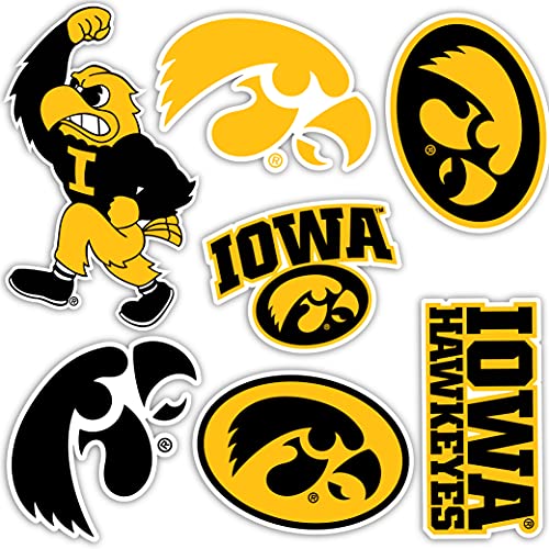 Iowa Hawkeyes Desert Cactus Sticker Sheet – Official NCAA Football Decals