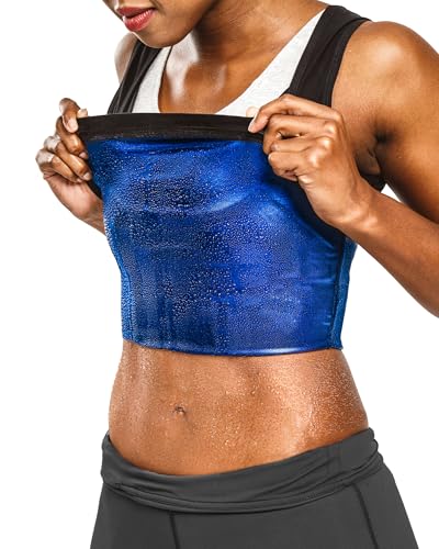Slimming Sauna Tank Top for Women - Large/X-Large - Black