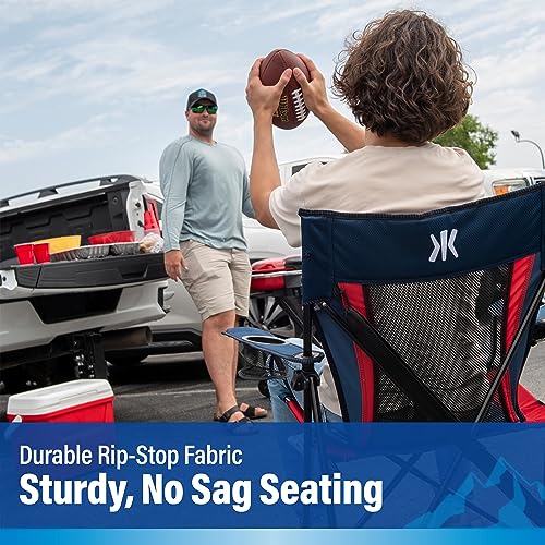 Kijaro Dual Lock Pro Folding Chair - New England Patriots Logo