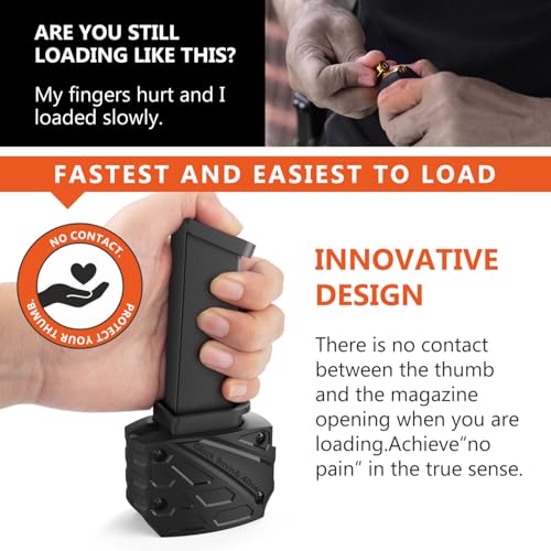 Glock 9mm/.40 Speed Loader - Easy Two-Step Magazine Loader