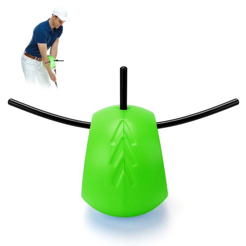 ZEMBSOYA Swing Training Aid Ball Aluminum PU Foam Portable Posture Correction Putting Aid Trainer for Beginners Practice
