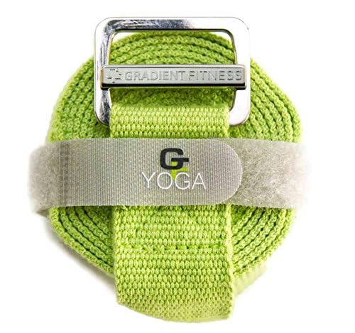 Yoga Strap with Easy-Feed Buckle - 8 Feet, Green