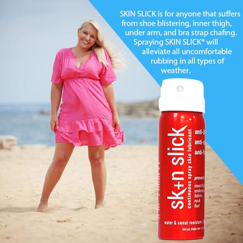 Anti-Chafe Continuous Spray Skin Lubricant - Blister Protection
