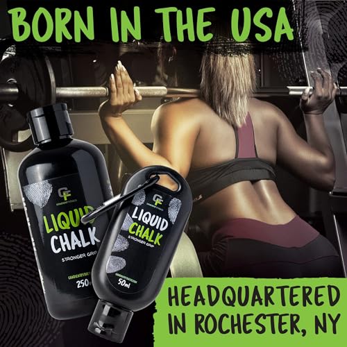 Liquid Chalk for Weightlifting & Climbing - 1.69oz / 50ml Alcohol-Free Grip