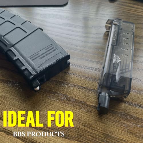 90 Round Airsoft Speed Loader with Adapter - Compact BB Reloader