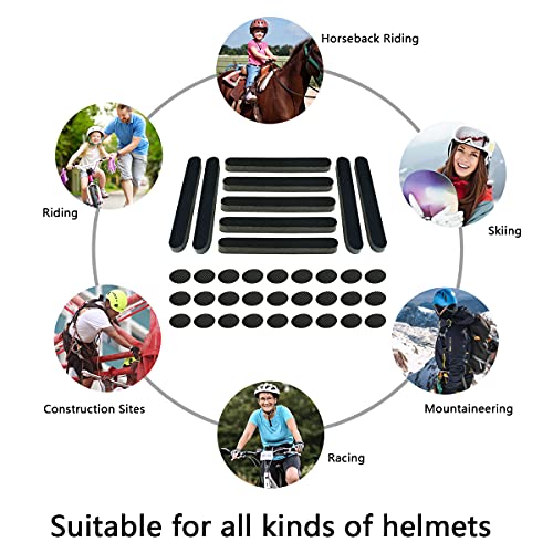 Helmet Padding Kit, Bicycle Replacement Universal Foam Pads Kits