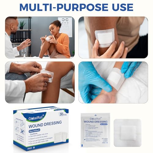 2"x2" Island Dressing Gauze Pads - 30 Individually Packed