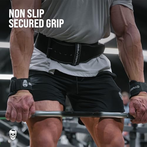 Heavy Duty Weight Lifting Hooks - Power Wrist Straps for Deadlifts & Pull-Ups