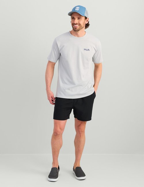 HUK Men's Performance Fishing T-Shirt - KC Scott Short Sleeve Design for Comfort and Style