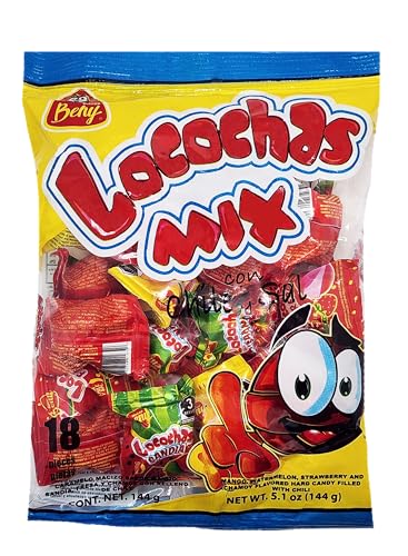 Hard Candy Bag with Chili Powder Center - Mixed Fruit 5.1oz