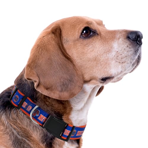 NBA Dog Collar - New York Knicks Medium Pet Collar for Dogs & Cats