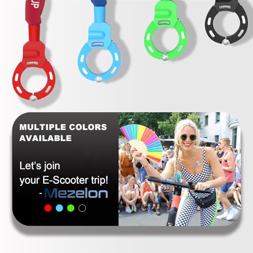Mezelon Black 8mm Electric Scooter Chain Lock Anti-Theft Security