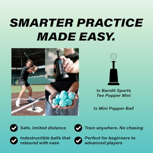 Baseball Training Tee Popper Mini - Perfect for All Skill Levels