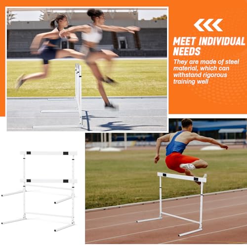 Adjustable Height Hurdles 27-42 Inch - Foldable Training Equipment - 3