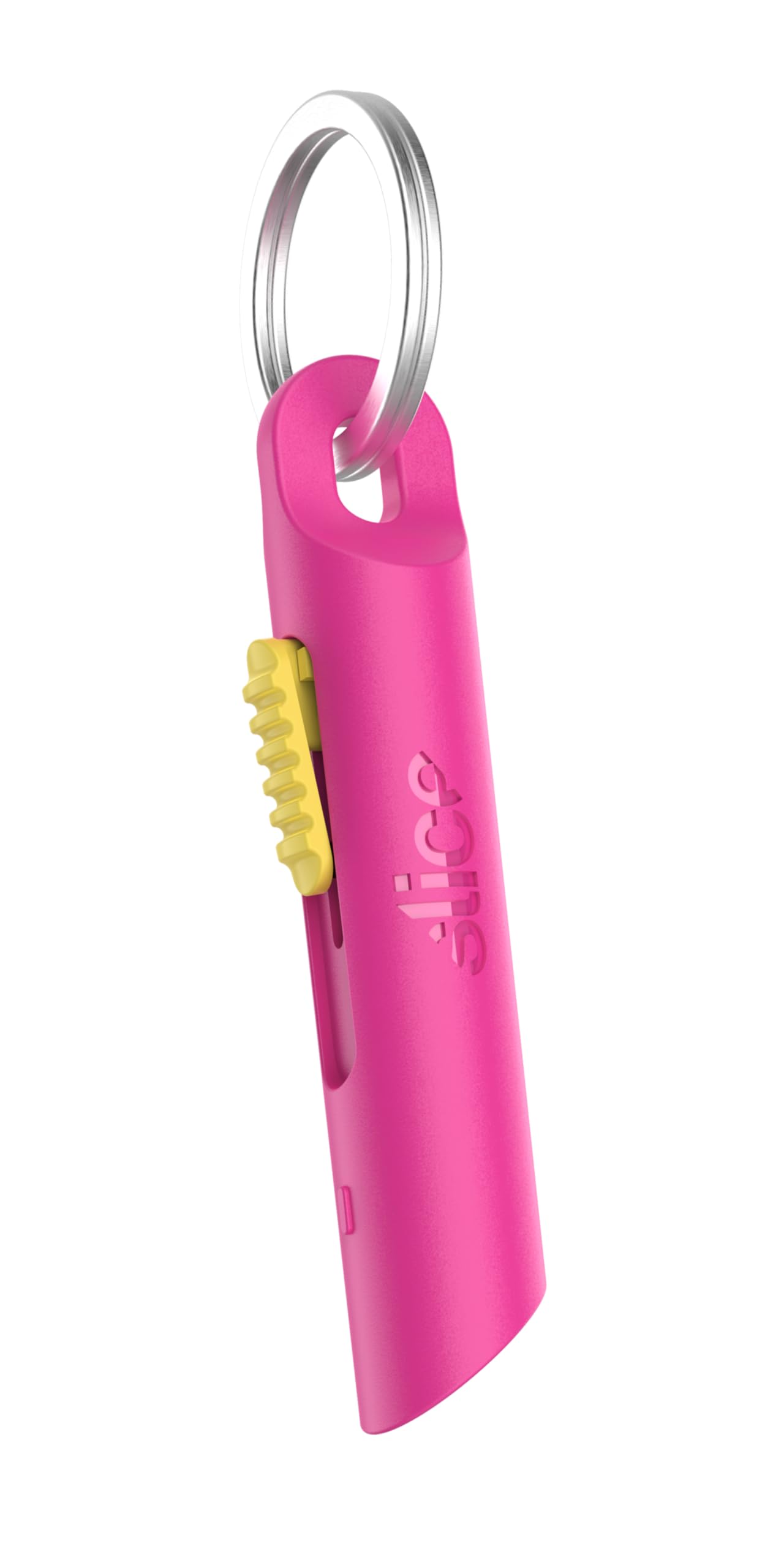 Slice Mini Pen Cutter | Keychain Knife and Box Cutter | Retractable Safety Cutter | Fuchsia