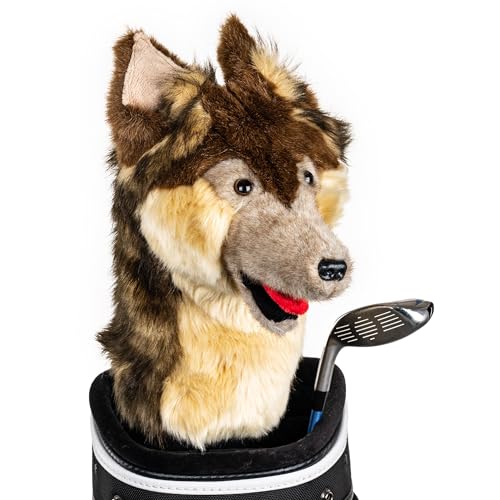 Daphne's Headcovers Wolf Driver Cover - Premium Golf Club Protection for Men & Women