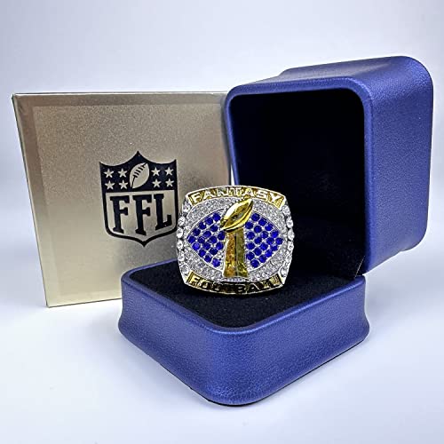 Fantasy Football Championship Ring - League Winner Ring, 1-Pack