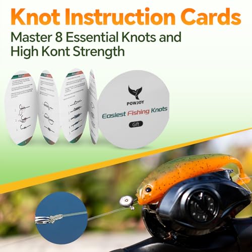 Monofilament Fishing Line with Knot Guide - Clear 50LB 110Yards