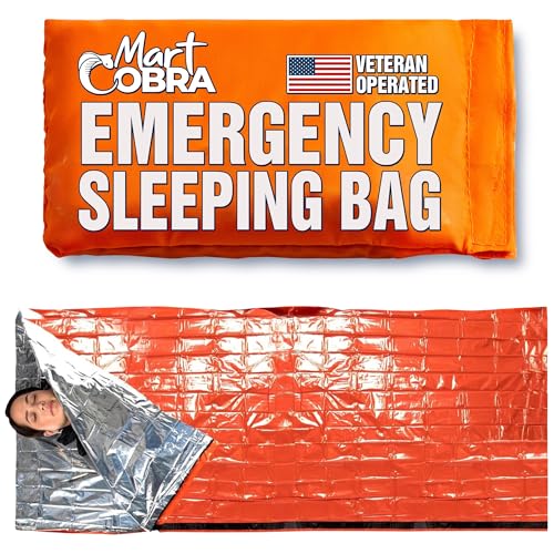 Emergency Sleeping Bag Mylar Bivy Sack Thermal Heat Survival Gear