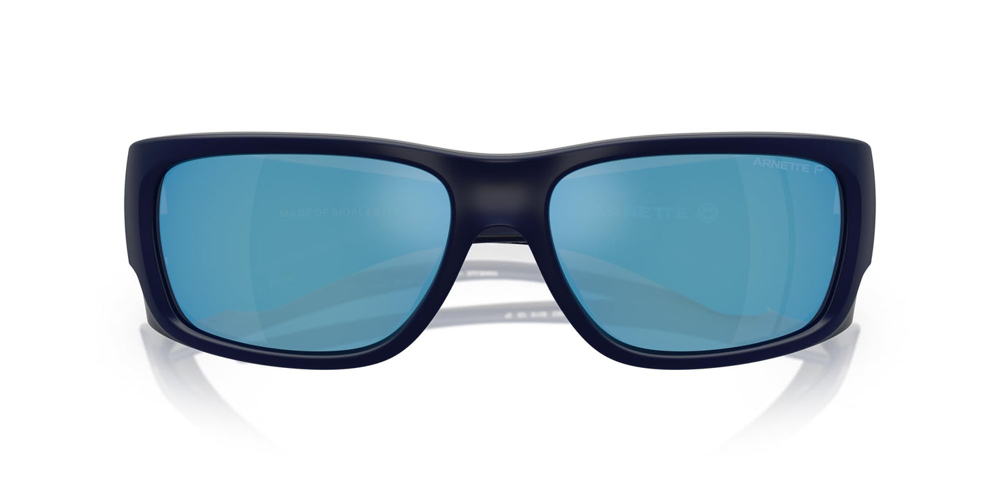 ARNETTE Sunglasses AN 4345 275922 Dark Blue Matte Top/Shiny/Grey Mirror Water Polar Policarbonate Polarized