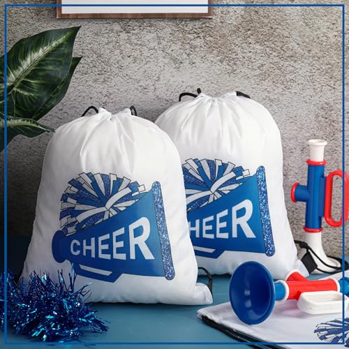 Kacctyen Blue Cheer Drawstring Backpack Pack of 24 – Team Gift, Sports & Activewear
