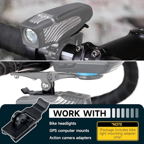 Bike Light Mount Adapter - 4 Pack for NiteRider & GoPro