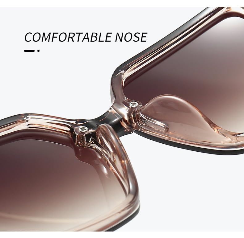 Large Frame Sunglasses for Outdoor Activities - Tea Framed