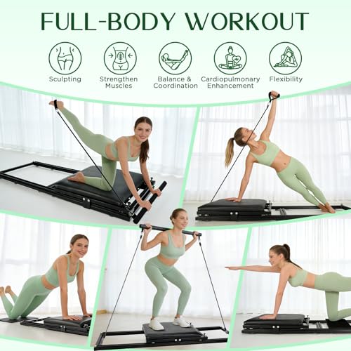 Multi-Functional Pilates Board Set - 7-in-1 Home Workout Equipment
