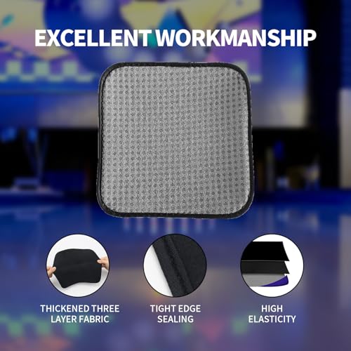 Premium Microfiber Bowling Ball Towel - 10x8 Inches Shammy Pad
