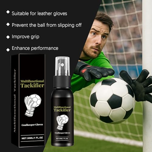 Goalie Glove Spray for Enhanced Grip and Stickiness