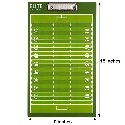 Football Dry Erase Coaches Clipboard - Full-Color Design
