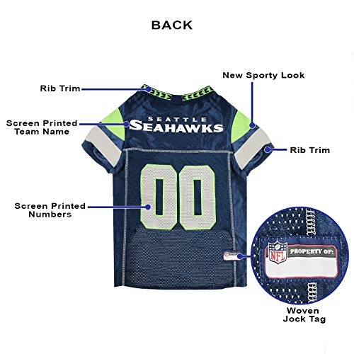NFL Seattle Seahawks Dog Jersey - XX-Large Pet Apparel