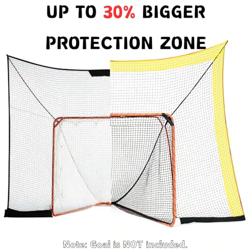 Lacrosse Backstop Net 14x10 FT - Extra Large Tear-Resistant Design