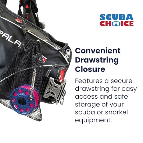 Durable Mesh Storage Bag for Snorkel & Dive Gear - 9" x 6.5"