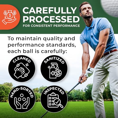Golf Ball Monkey Recycled Golf Balls for Bridgestone White Mix 50 Pack - Model 3A/Good