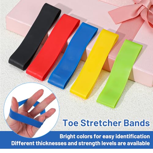 Toe Spacers and Stretch Bands - 5pcs Resistance Bands Set