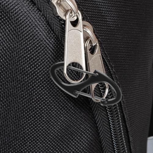 20 Pcs Heavy-Duty Zipper Clips - Anti-Theft Carabiner Hooks