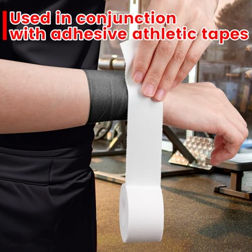 Black Pre Wrap Athletic Tape - 9 Pack, 2.76 Inch x 11 Yards