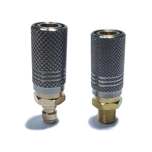 Aopkeo Extended PCP Airsoft Air Charging Quick Release Adapter Socket 1/8BSPP(G1/8) 8mm Male Nipple Hunting Shooting Accessories (1/8BSPP Thread)