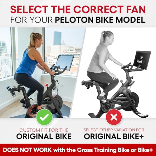 Custom Fit Fan for Original Peloton Bike - No Batteries Required