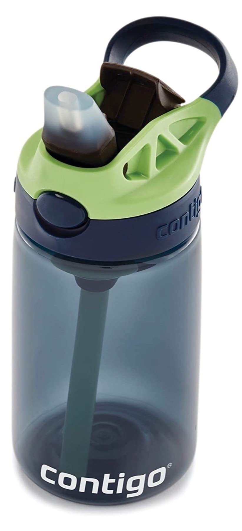 Contigo AUTOSPOUT Camping Hydration Water Bottles, 14oz (Pack of 1), Blueberry