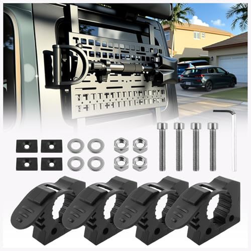 Adjustable Shovel Holder Kit for Truck - Quick Release Clamp