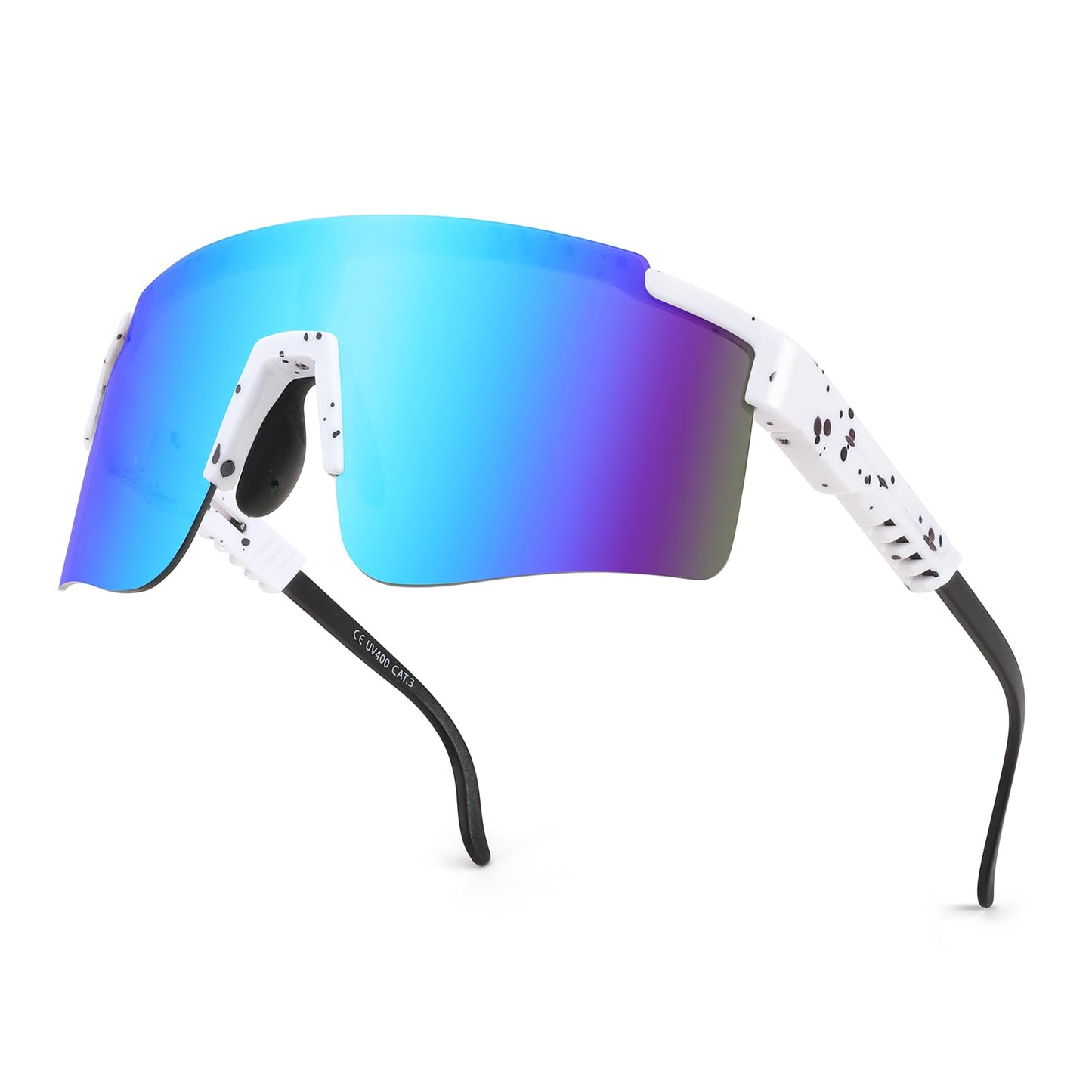 BUYAGE Cycling Glasses for Men Women, Youth Baseball Sunglasses Teens Softball Running Sports 80s Shades