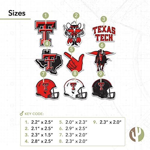 Texas Tech Red Raiders Car Decal - Premium Vinyl Sticker