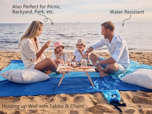Extra Large Waterproof Beach Blanket - Sandproof & Quick Drying