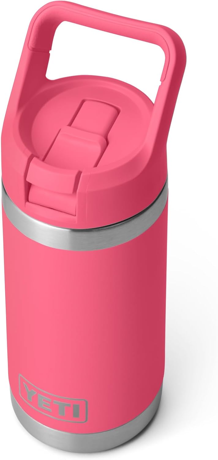 YETI Rambler Jr. Kids Bottle - 12 oz Insulated Design with Straw Cap for Easy Drinking