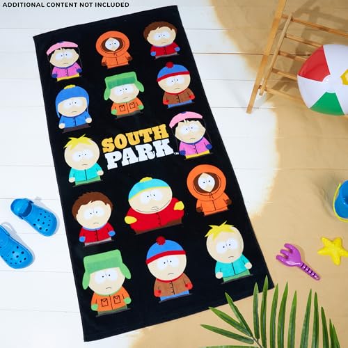 South Park Beach Towel for Adults Teens Soft Absorbent Quick Dry Pool